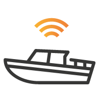 Boat tracker transmits